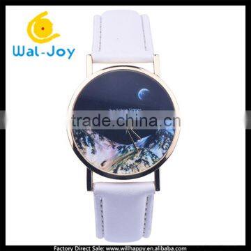 WJ-5473 multicolor fashion night sky face clock charming hot sale feature creative ladies watch