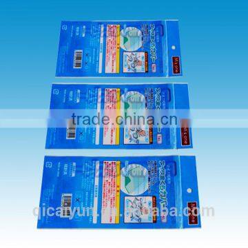 High quality custom hot selling clear opp cpp plastic bag with header