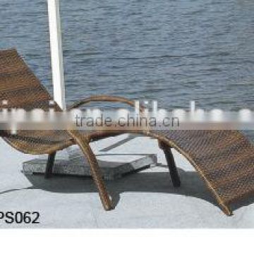 00 aluminum furniture for outdoor patio comfortable leisure rattan sun lounge chair YPS062