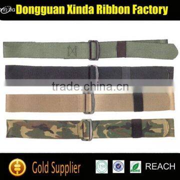 Nylon web belt canvas webbing belt military uniform metal buckle belts