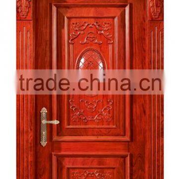 Main entry door modern design pivot solid wood doors YHB-1201