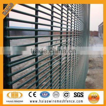 Galvanized and pvc coated high security fence netting