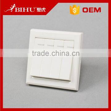 popular 2016 hot sell uk Chinese supplier BIHU brand wall lights switch socket for home