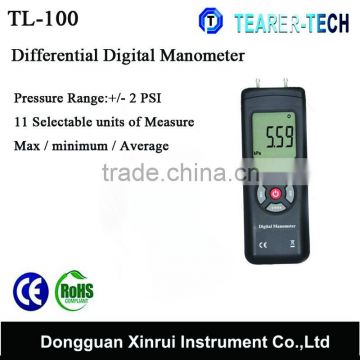 Professional Manometer digital gas -137.8Mbar to 137.8Mbar TL-100 (2PSI)