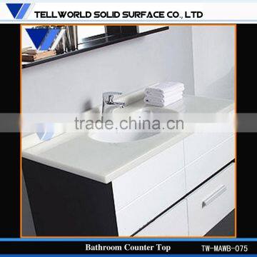 Corian Vanity Tos, White solid surface counter, Corian bathroom countertops