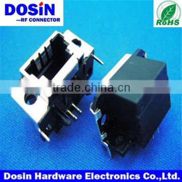 wholesale shield RJ45 Connectors, RJ45 network Plug for PCB mount Connector, 8p8c Modular Jack