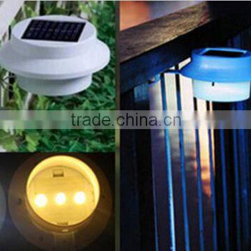 Outdoor Decorative Light / 3 LED Wall Colorful Outdoor Solar Garden Lighting