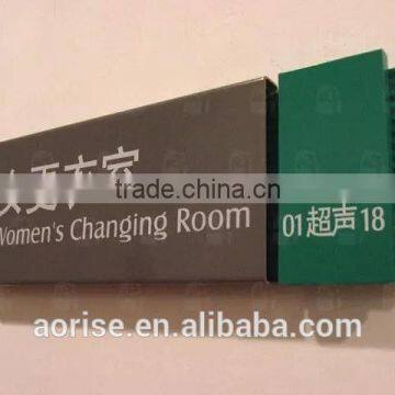 wall aluminum door signs