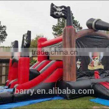 High Quality Customized Double Lane Pirate Inflatable Jumping Bouncer Slide Combo Able Bouncer Slide Combo photo-2