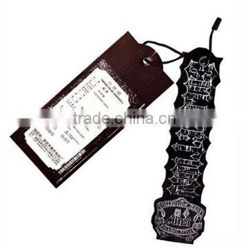 garment hang tag string/cardboard hang tags