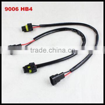 9006 HB4 HID Ballast Extension wires cables Connectors Adapter Wiring Harness Sockets For Headlights Fog Light