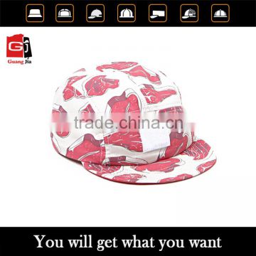 Factory custom fashion hot sale adjustable flat brim 5 panel kids baseball cap wholesale