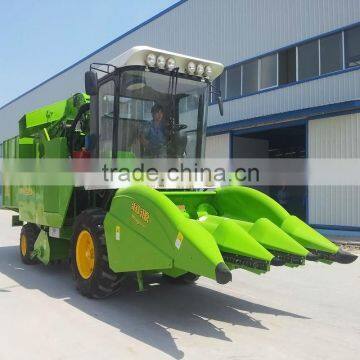 4YZ-3 sweet corn maize combine harvester for corn cob peeling