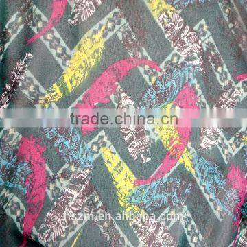 50D Polyester Embroidered Crepe Print Floral Chiffon Yarn For Garment