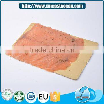 Wholesale delicious iqf frozen vanilla smoked salmon