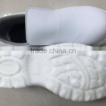 Chemical Resistant clean room safety boots with toe steel