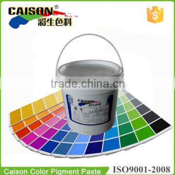 Caison pigment paste used for matching pantone colors(18-0840--18-1354)