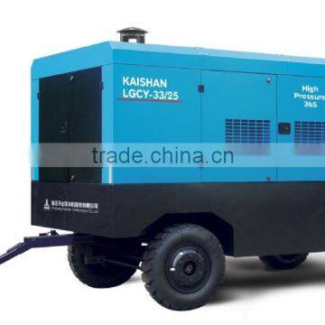 High reliability Diesel portable Screw Air Compressor