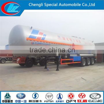 Hot sale LPG tank trailer factory direct pressure vessel 56CBM pressure tank trailer