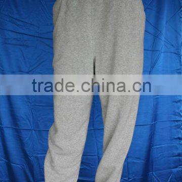 Custom fleece grey color ladies sweat pants