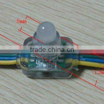 DC5V input Square type12mm led string light;RGB color;50pcs a string