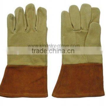 Pig Grain Welding Glove