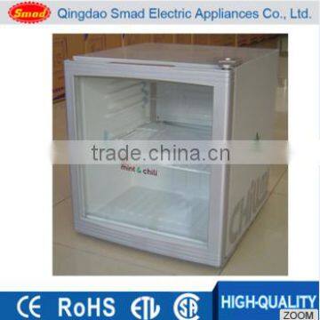 Glass door refrigerator mini refrigerator showcase