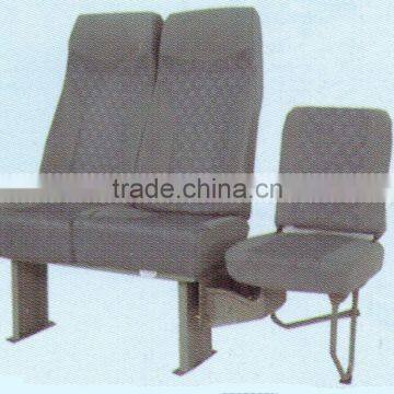 Foldable passenger seat for bus coach