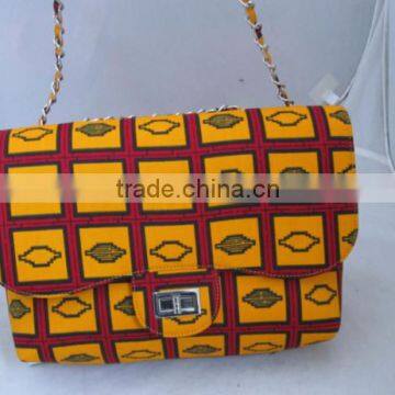 Made in China Products African Wax Print Fabric Handbags for Women photo-3