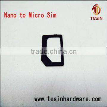 Hot nano to microsim card adapter with retail blister box packing for iphone