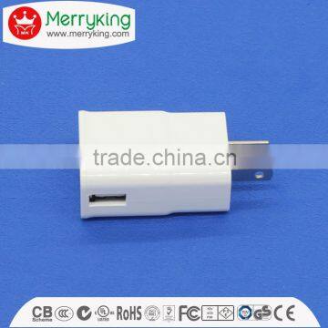 Fixed Plug White Micro Usb Charger 5v 2amps 1a Round Cable photo-3