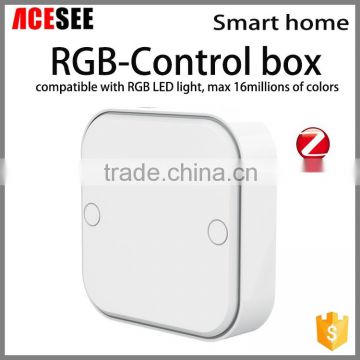 ZigBee dimmable/RGB remote control box intelligent RGB light color controller box