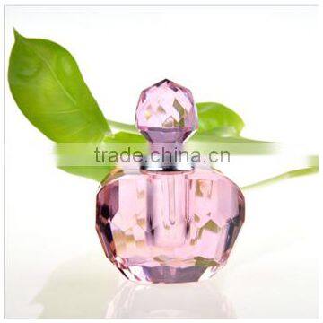 wholesale colorful crystal perfume oil bottles for desk decoration