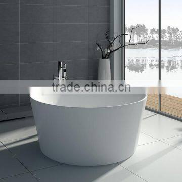 New product hotel bathroom project artificial stone bathtubs, freestanding bathtub,acrylic solid surface bathtub