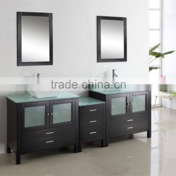 Black Modern Style Bathroom Cabinet