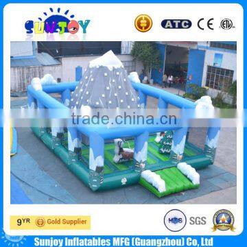 2016 New Design Cheap Outdoor Inflatable Rock Climbing Wall Mountain For Sale