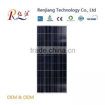A-grade Cell High Efficiency 150W PV Solar Panel Poly