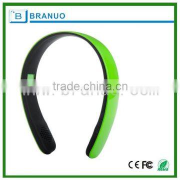 2016 fashion folding hairpin bluetooth 4.0 headset with fexible design