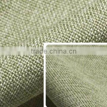 100% Polyester Faux Linen Upholstery Car Fabric For Home