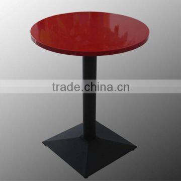 Round acrylic solid surface table tops for hot sale