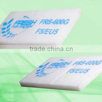 pre filter materials for air cleaning washable synthetic fiber