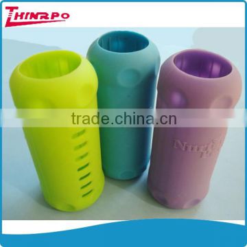 OEM silicone baby bottle holder silicone sleeve