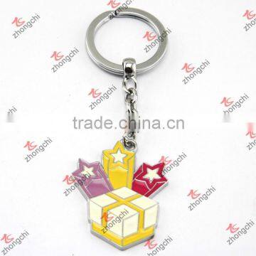 Christmas Metal Box Keychain/Enamel Boxes Key Chain (KR15121426)