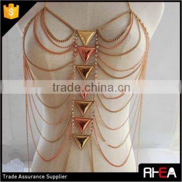 Multi Chain Design 2 Color for u Choose Sex Body Chain Vest Chain Necklace Body Jewelry photo-3