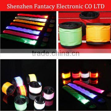 led slap ,led slap armband,led slap wristband