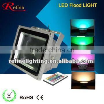 RGB with remote control 30W rgb led flood light