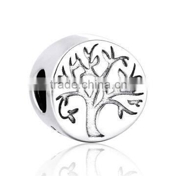 Tree Of Lilfe Bead Jewelry Design 925 Silver Charm Beads Bracelet