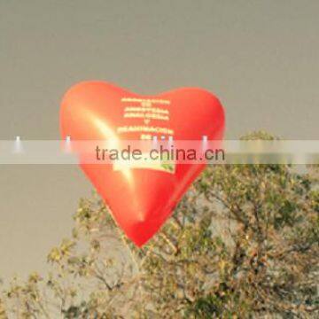 Advertising Helium Inflatable Red Heart/ Heart-shaped Inflatable Balloon