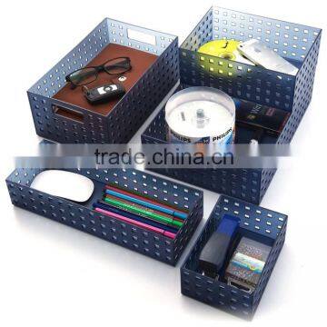 pc office organizer plastic pretty storage boxes without lid