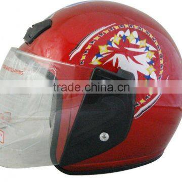 open face helmet